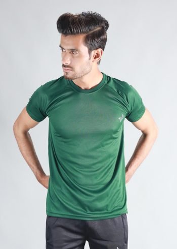 Dark Green Dri-fit T-Shirts are ideal for active wear.