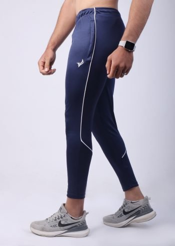 White Stripe Dri-fit Trouser in blue are ideal for active wear.