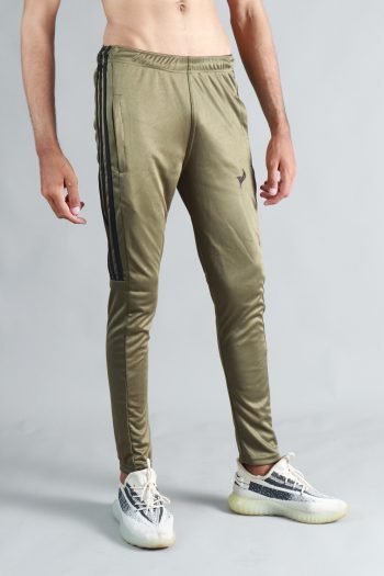 3 Stripe Dri-fit Trouser In Army Green are ideal for active wear.