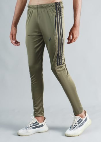 3 Stripe Dri-fit Trouser In Army Green are ideal for active wear.