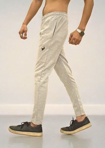 Grey cotton trousers | Casual style for everyday wear.